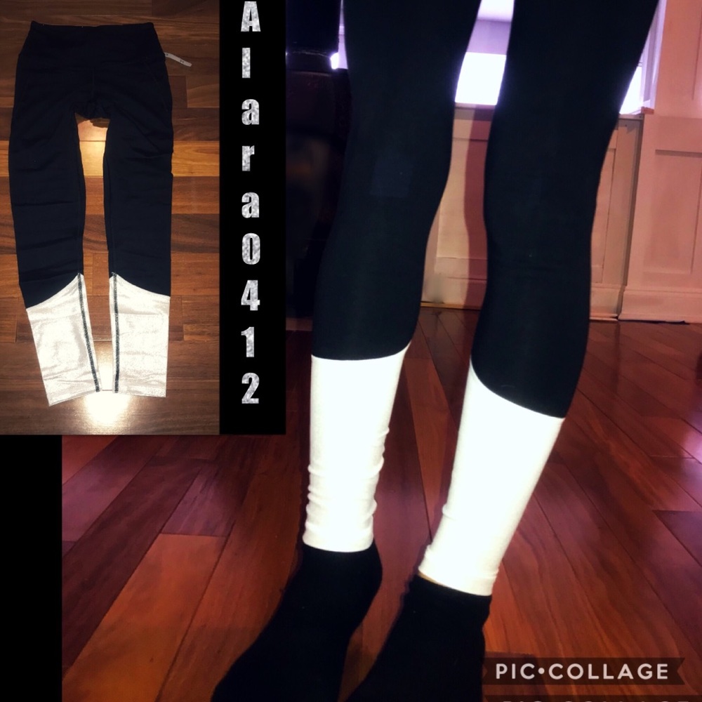 Nip/NWT  XS VS Sport knock out leggings yoga Victoria workout dry-wick black